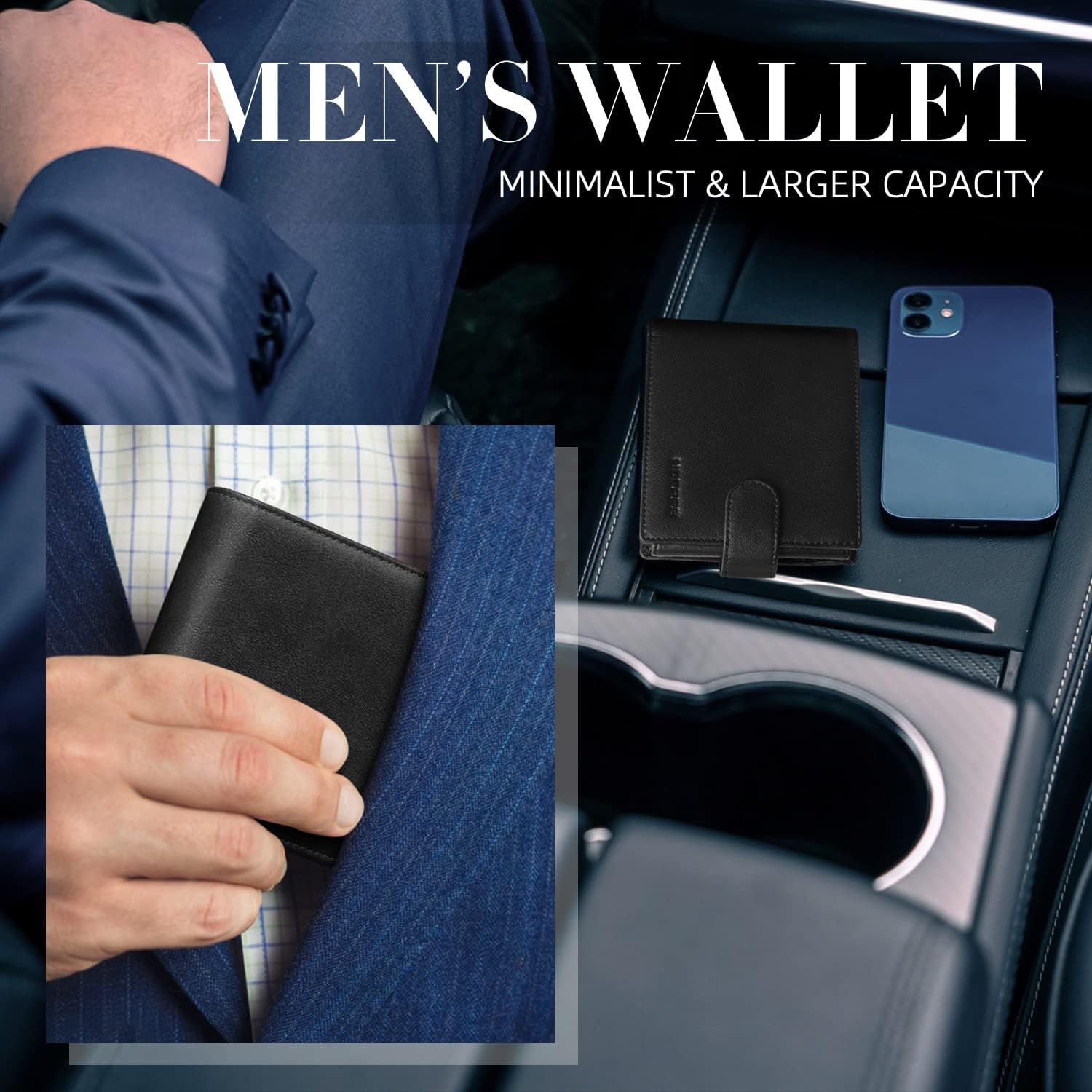 Detalle de HOCRES RFID wallet with 15 card slots