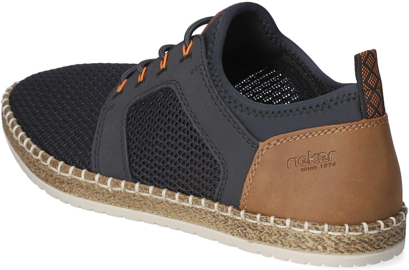 Thumbnail 2 de Rieker Herren Schnürhalbschuh in Grau – bequemer Alltagsschuh mit atmungsaktiven Materialien