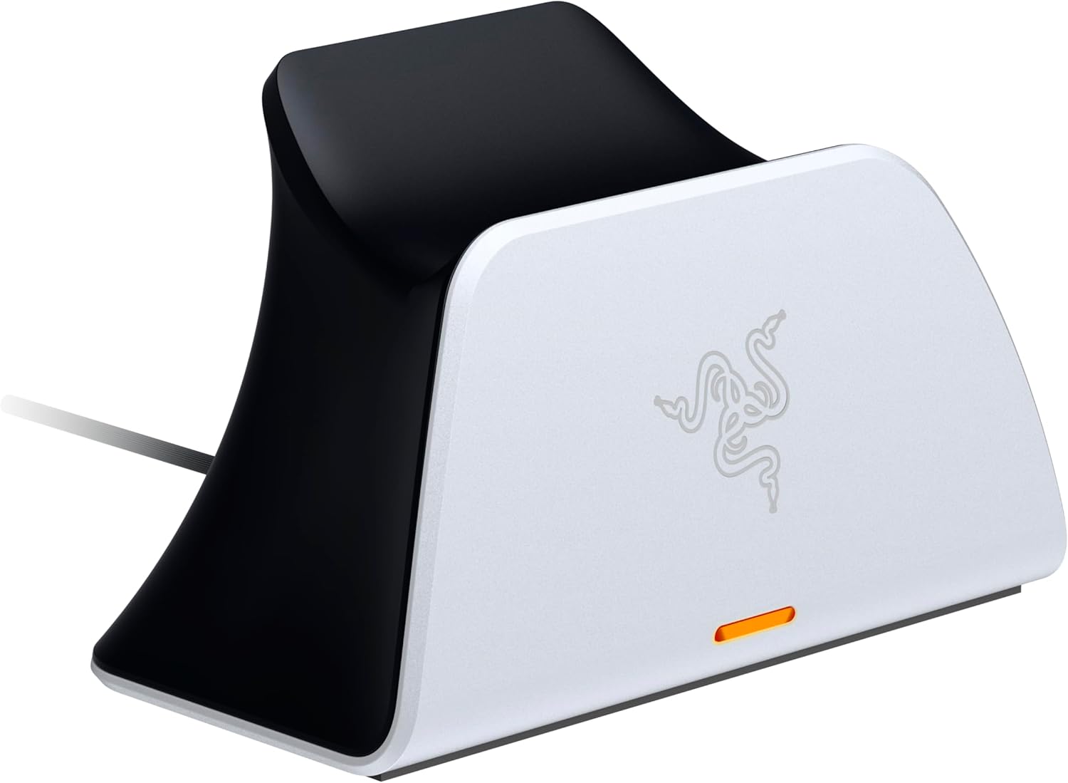 Thumbnail 6 de Razer Schnellladestation für PS5 DualSense Controller – USB-Ladung, gebogenes Design, Weiß