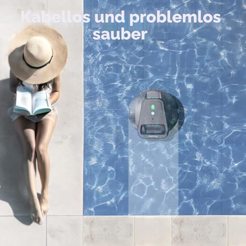Thumbnail 8 de Pondee X1 Upgrade 2026 – Kabelloser Poolroboter mit 120 Min Laufzeit