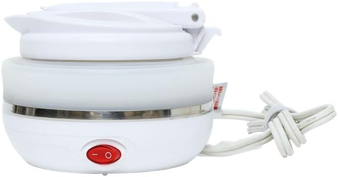 Detalle de ナカバヤシ MCO Z4236 折りたたみ電気ケトル 800ml・海外対応・保温機能