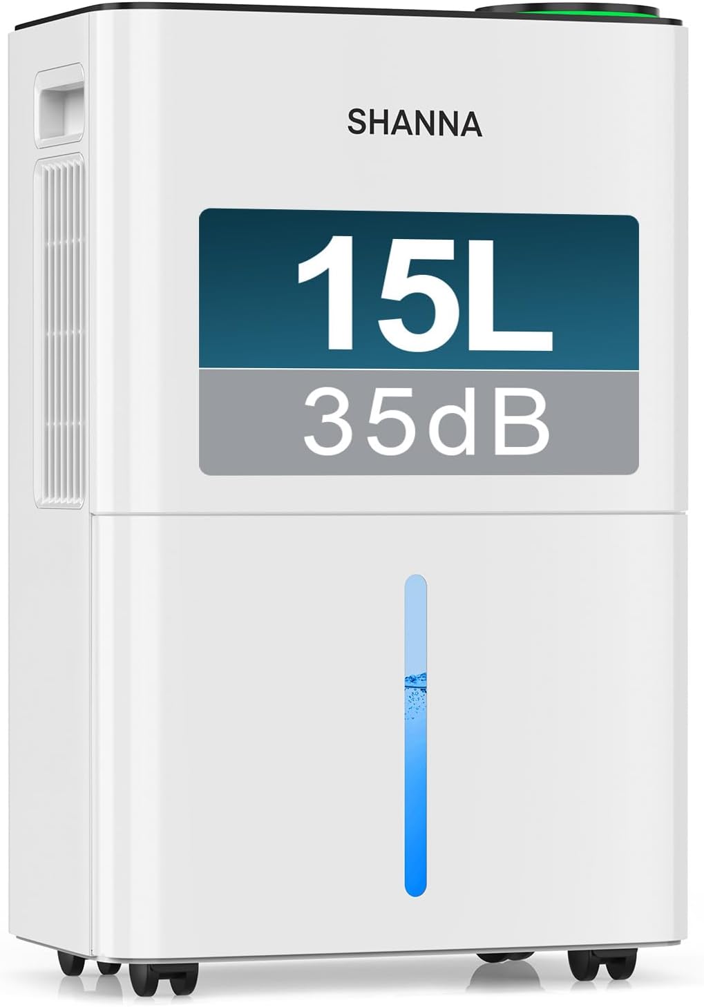 Detalle de SHANNA elektrische luchtontvochtiger, 15 l/24 uur, voor ruimtes tot ca. 35 m²