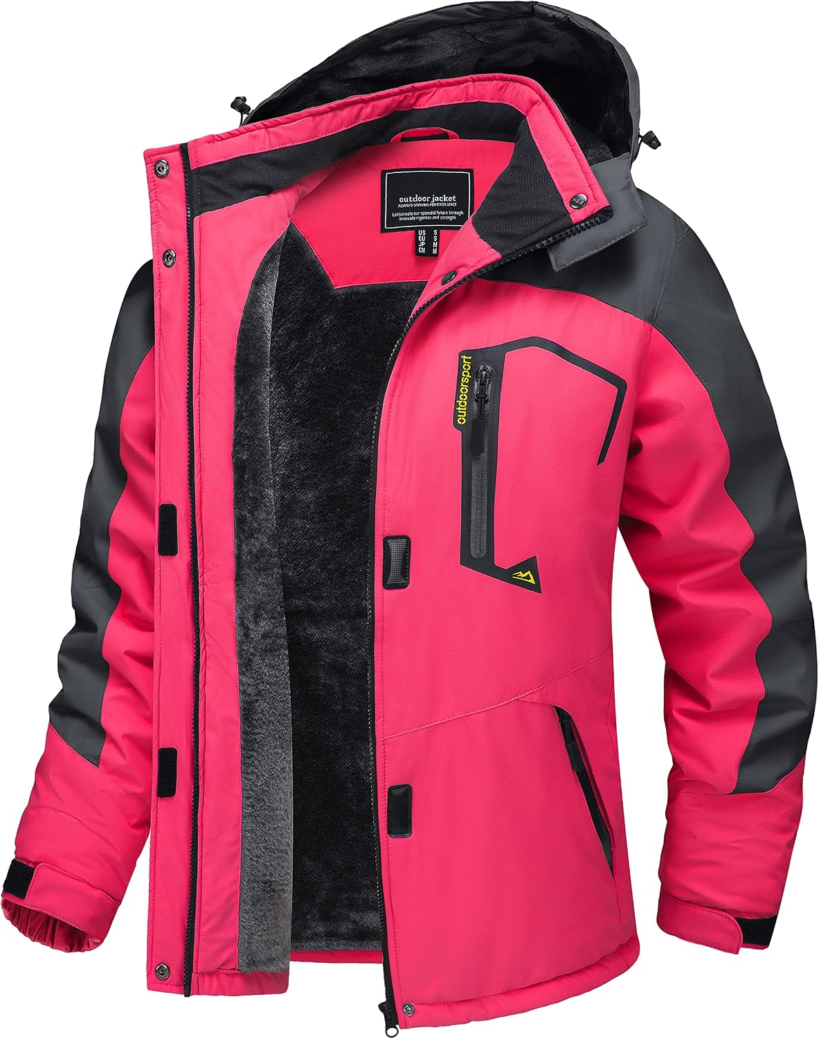Thumbnail 2 de TACVASEN Damen Übergangsjacke Warm Gefüttert