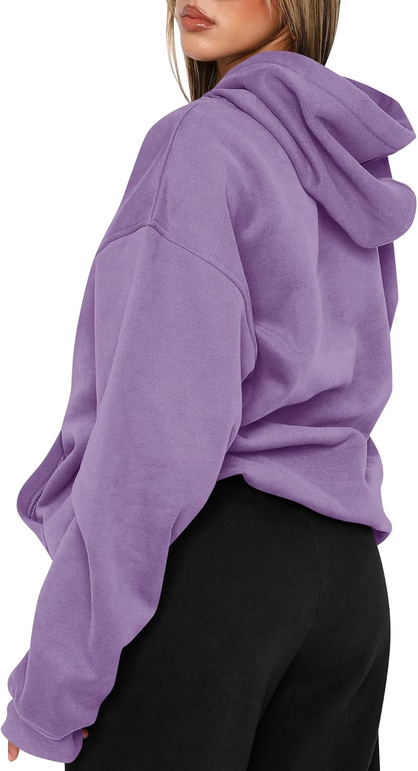 Thumbnail 4 de TICTICMIMI Women's Loose Fleece Hoodie with Pocket