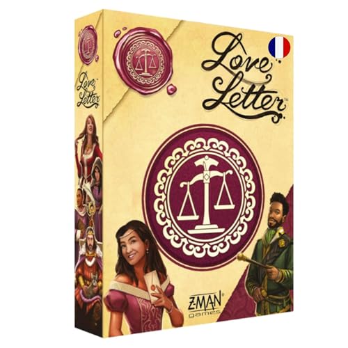 Detalle de Asmodee Love Letter — Jeu de Cartes Stratégique 2 à 6 Joueurs, 15 Min