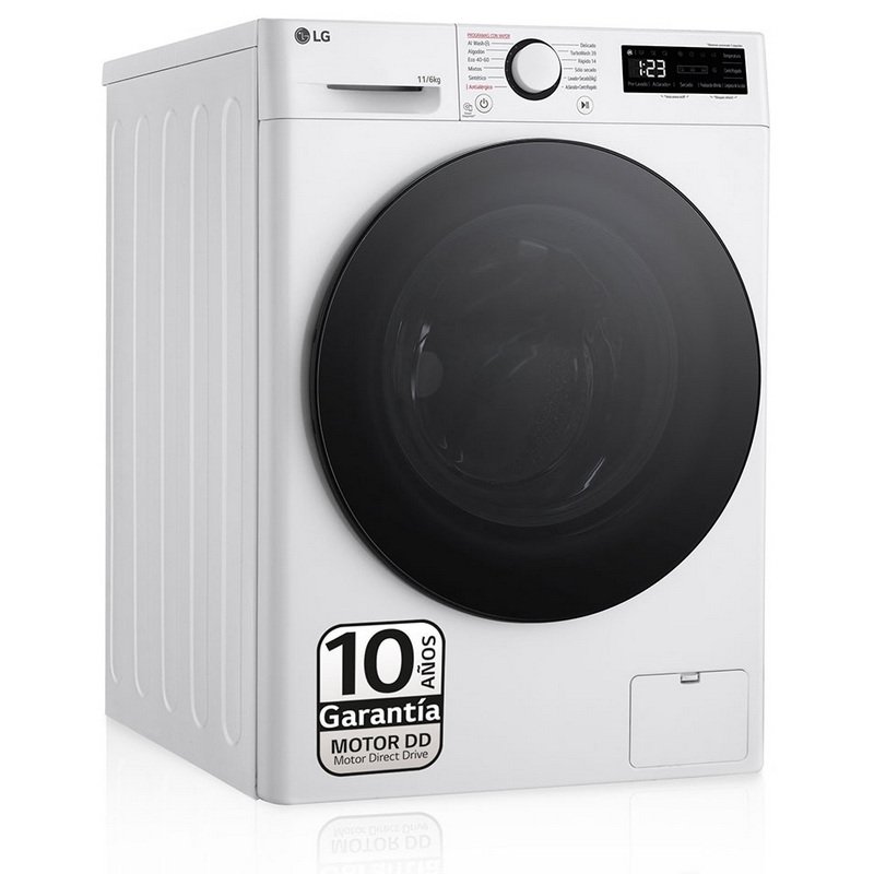 Thumbnail 3 de LG F4DR6011AGW lavasecadora 11kg/6kg