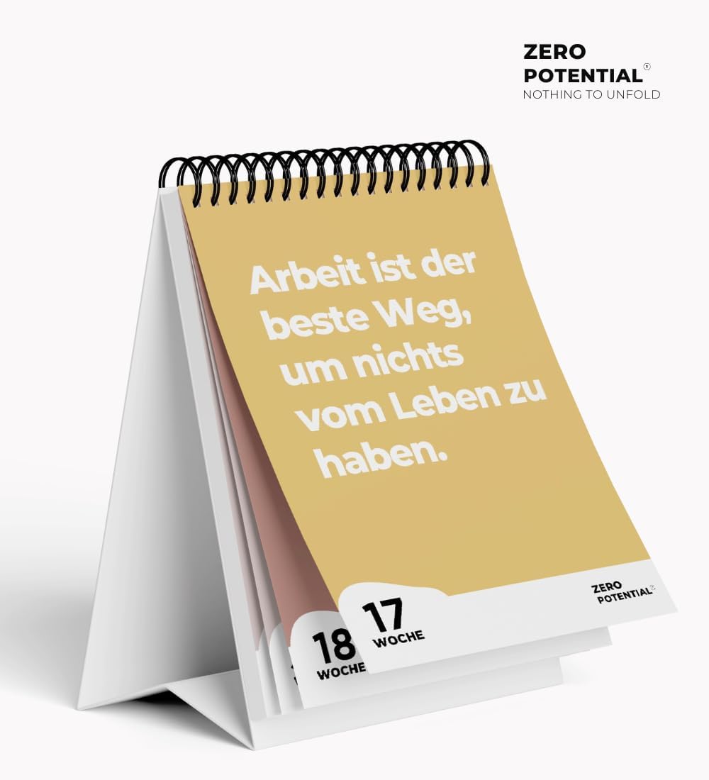 Detalle de Demotivierender Kalender 2025 A6 📅