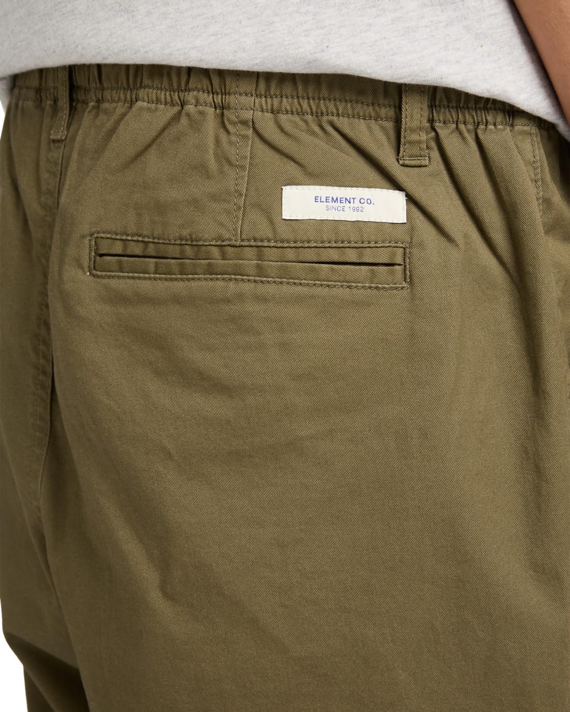 Detalle 2 de Element Regular Comfort Pantalon Chino Twill pour Homme – Classique, coupe Regular Tapered
