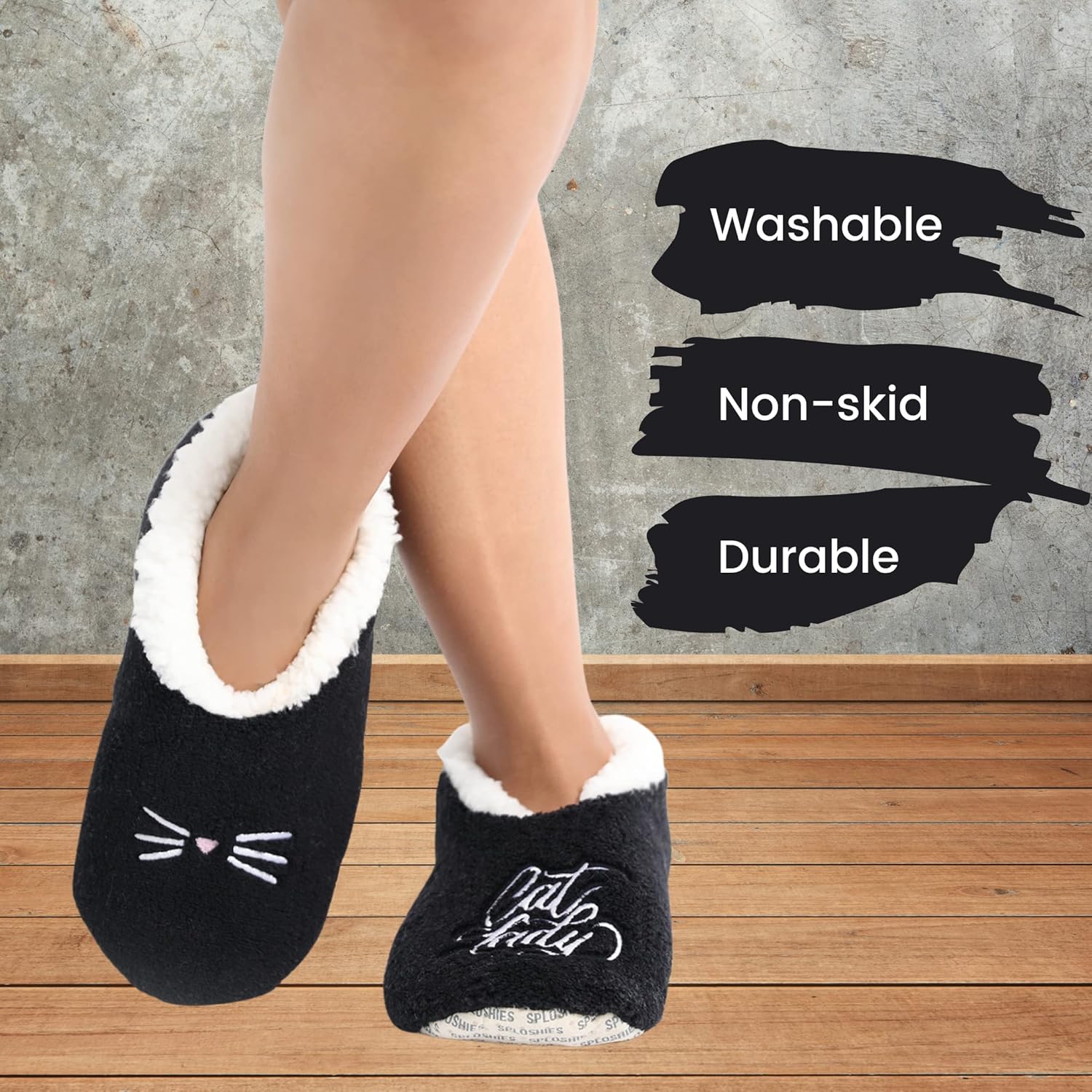Thumbnail 2 de Splosh Slippers Women’s Animal Cat – warm, soft, machine-washable cat slippers