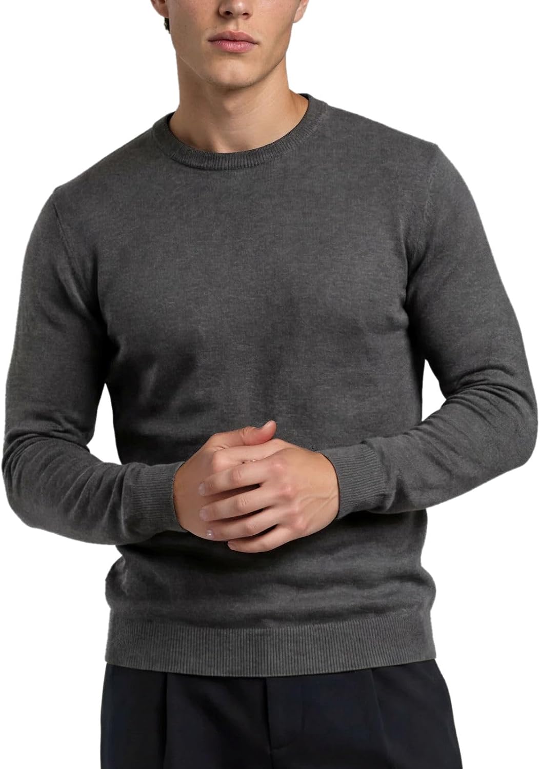 Thumbnail 5 de Xact Mens Jumper 100% Cotton Crew Neck – Lightweight 12 Gauge Knit Jumper