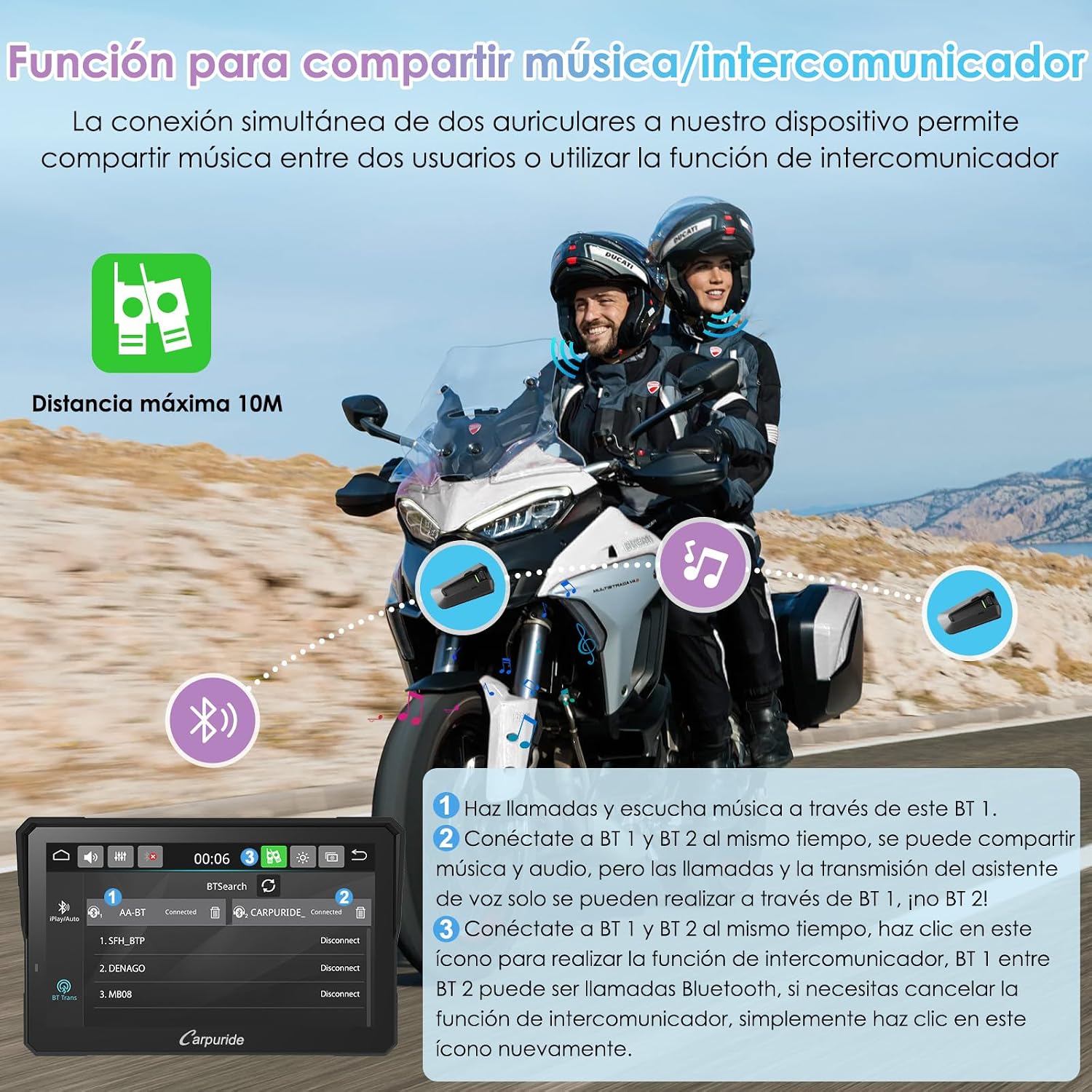 Thumbnail 5 de CARPURIDE W702S Pro CarPlay para moto 7