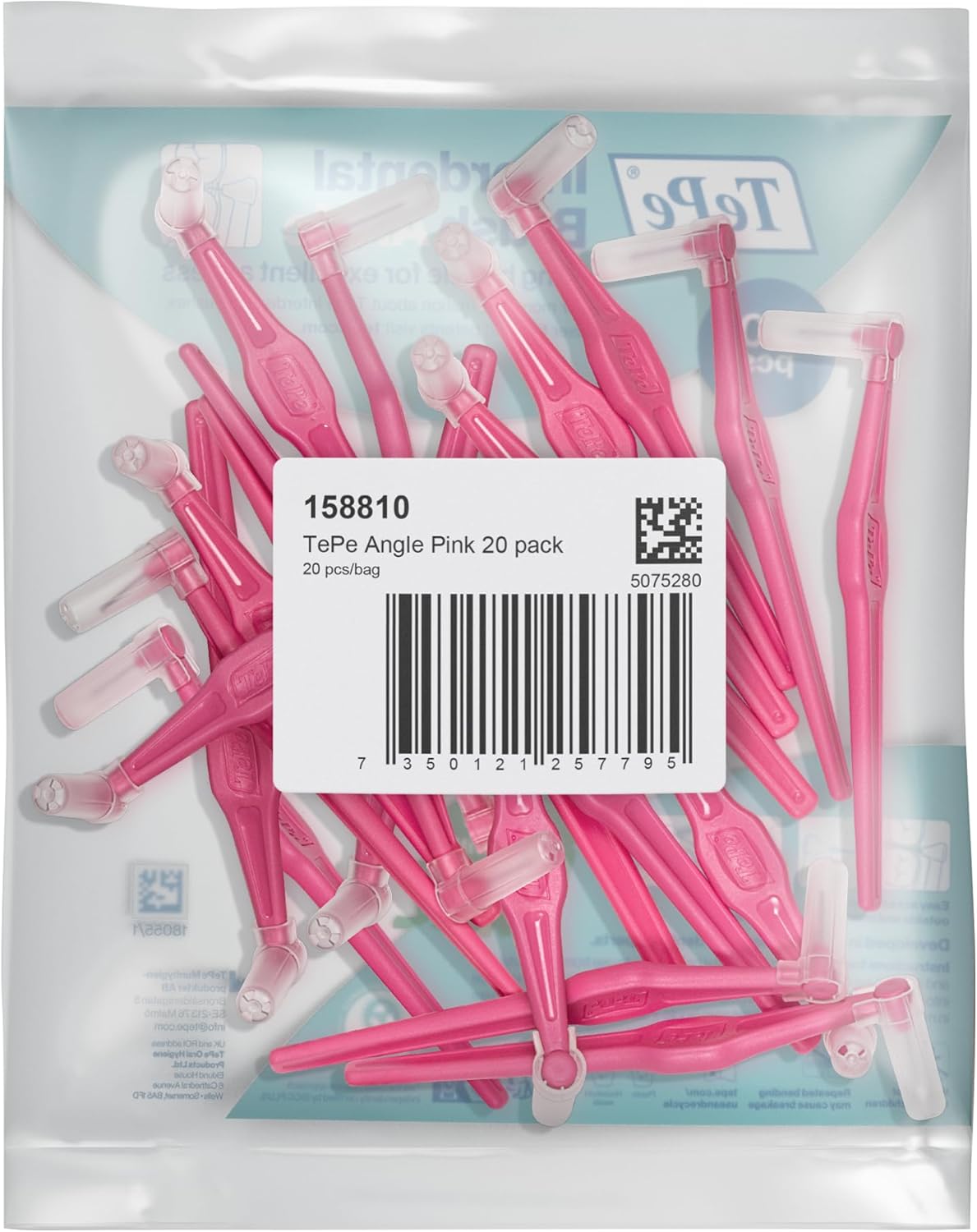 Thumbnail 1 de TePe Interdental Brush Angle Pink 0.4mm/ISO 0 – 20 pcs