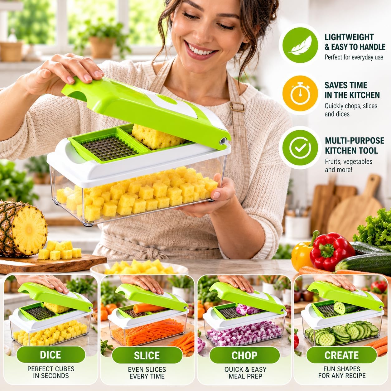 Thumbnail 4 de Vidalia Chop Wizard 2-Cup Vegetable Chopper ๐