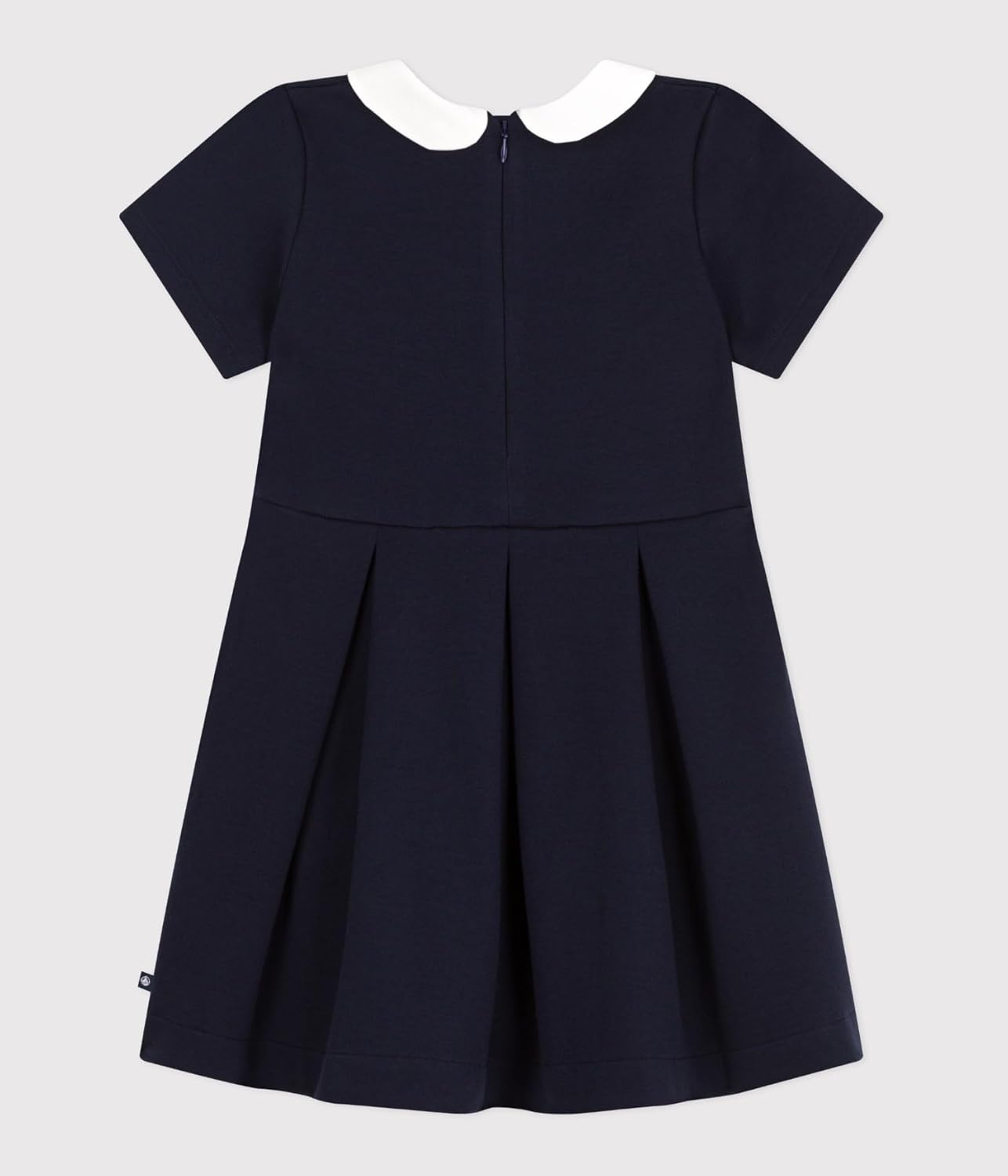 Thumbnail 5 de Petit Bateau robe fille à manches courtes en coton unie