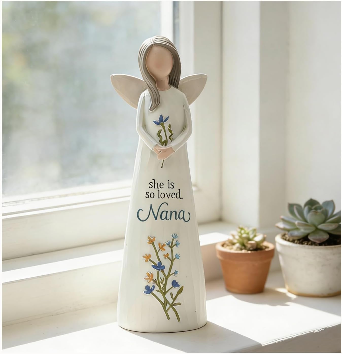 Thumbnail 6 de DurableDelights Friend for Always Angel Figurine, Taupe Resin Keepsake
