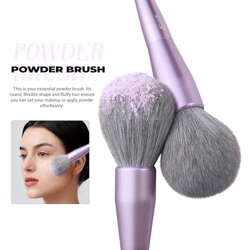 Thumbnail 4 de Jessup T514 set 5 pennelli trucco viso viola 🎨