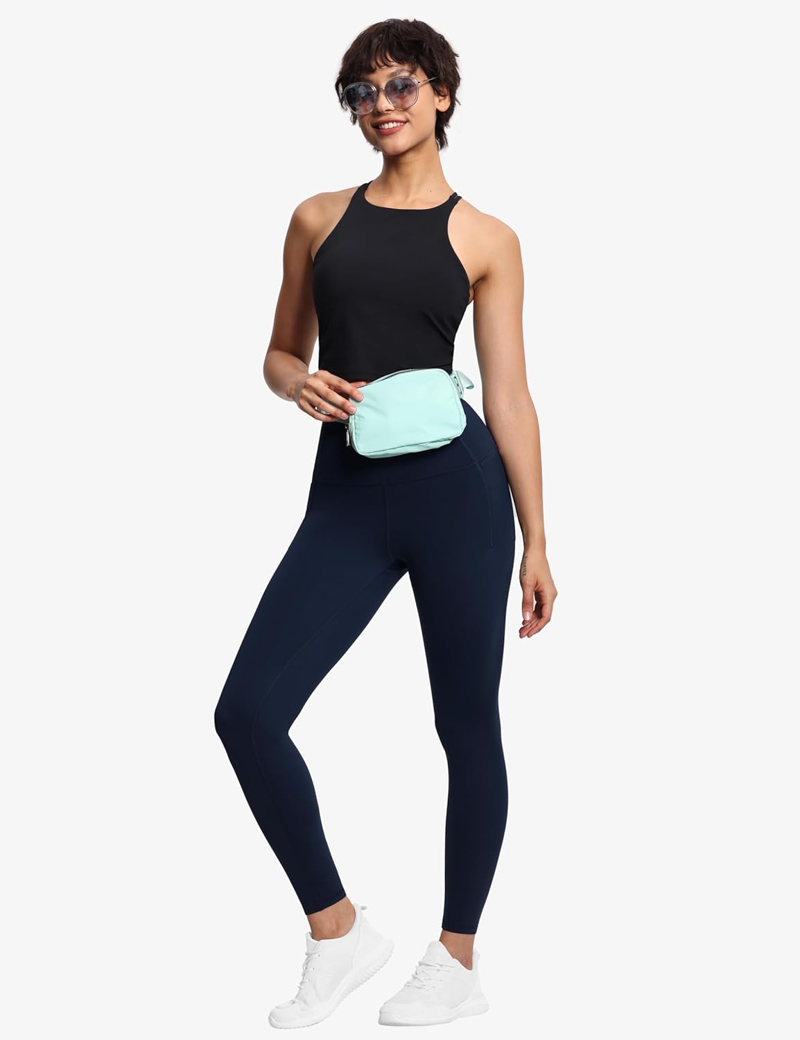 Thumbnail 5 de The Gym People leggings da allenamento con tasche e vita alta per yoga, fitness, corsa