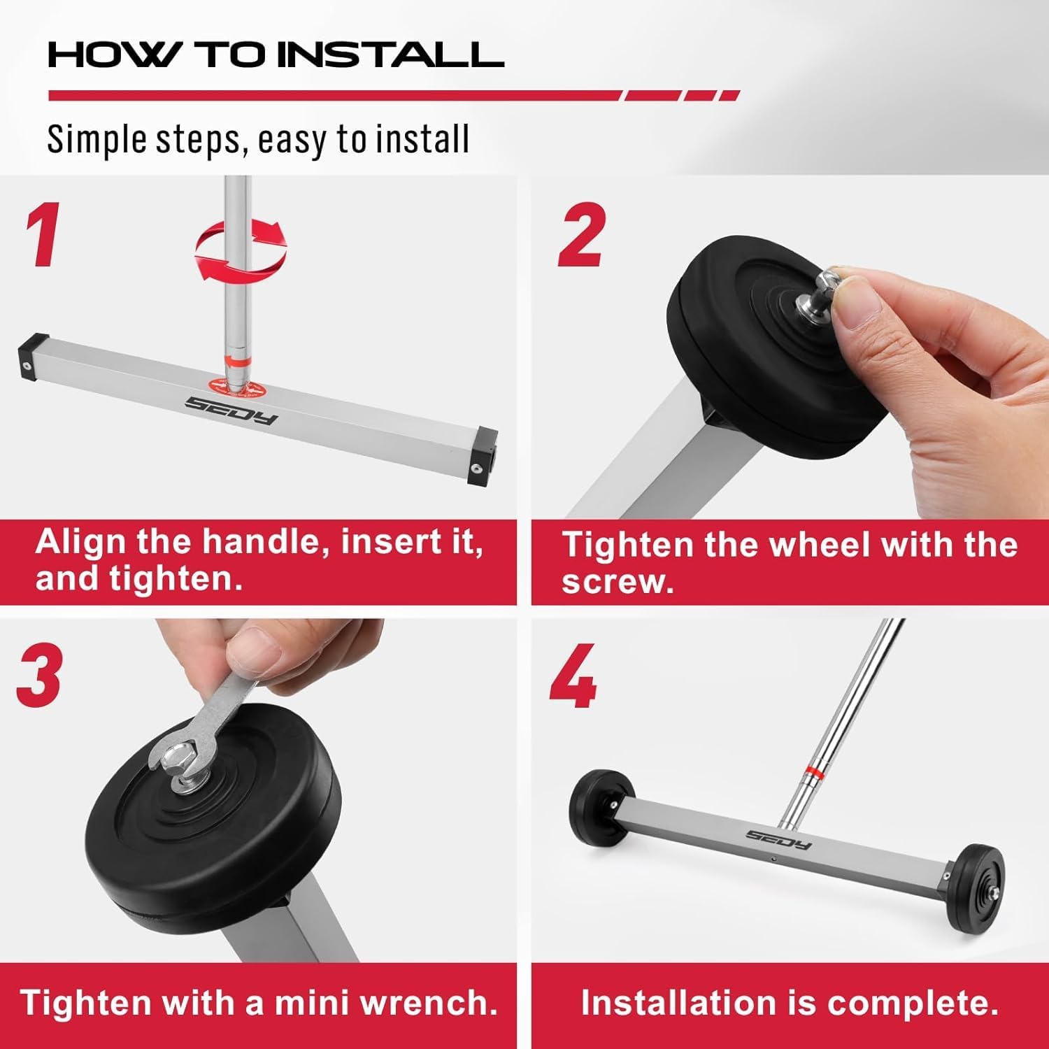 Detalle 2 de Magnet Sweeper Magnetic Nail Roller 17-Inch with Telescoping Handle – Heavy Duty Nail Pickup for Workshop, Garage and Yard