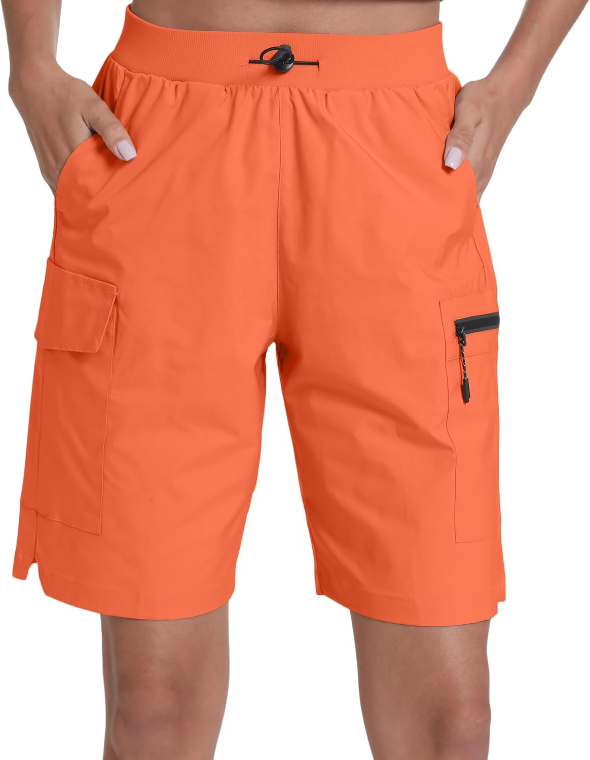 Detalle de zsenoxaxi Women's Hiking Cargo Shorts, Lightweight Quick-Dry, 4 Pockets