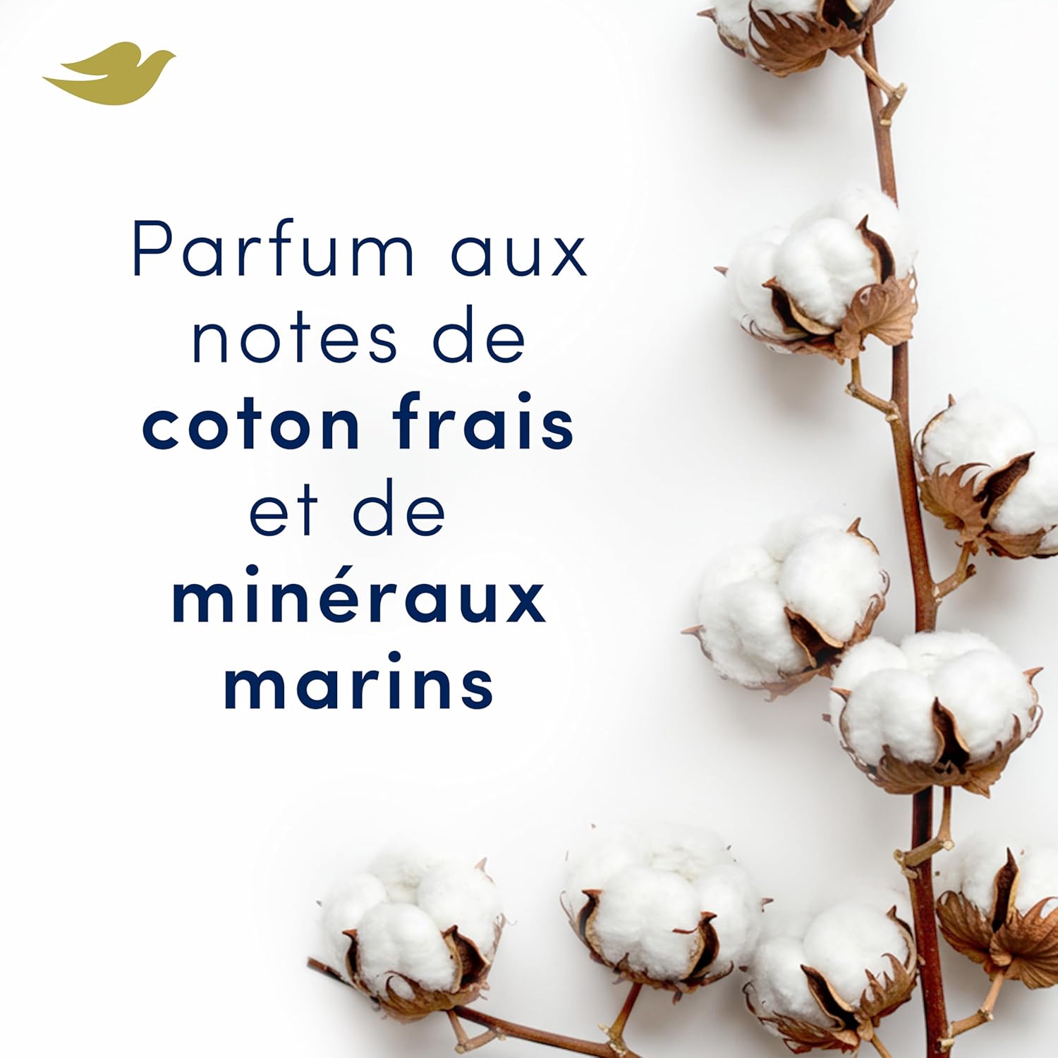 Detalle de Dove Déodorant Spray Apaise & Répare Fresh Cotton & Sea Minerals – Lot 2 × 200 ml