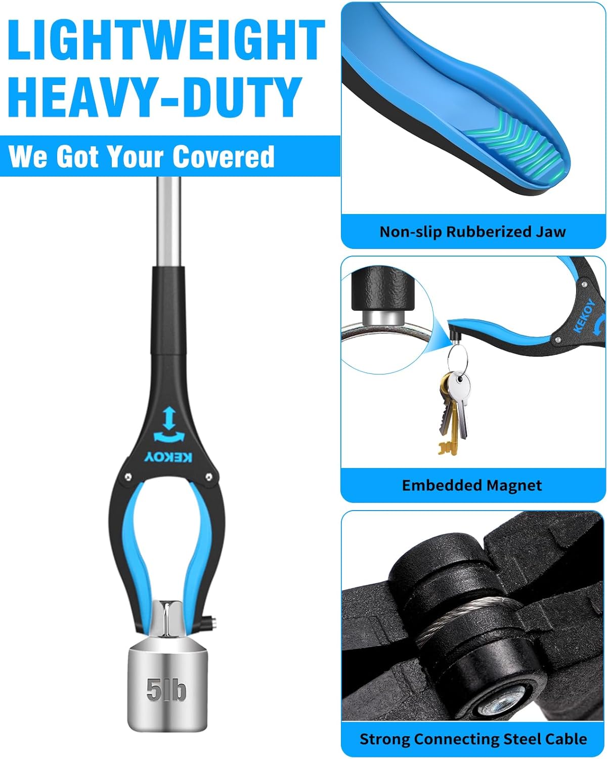 Thumbnail 1 de Kekoy 36" Extra‑Long Grabber Stick 91 cm