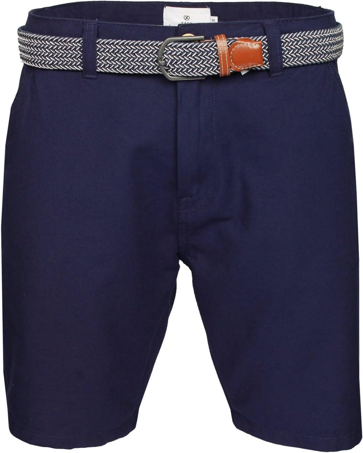 Thumbnail 6 de Xact Men's Cotton Oxford Chino Shorts with Belt, Regular Fit