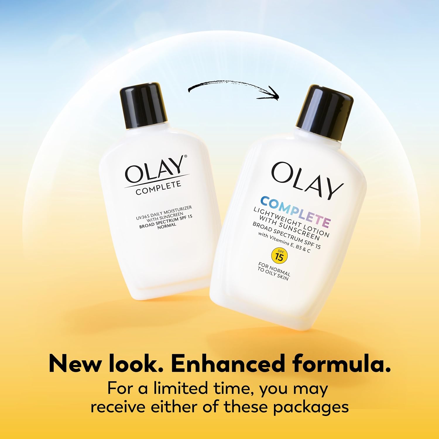 Thumbnail 1 de Olay Face Moisturizer SPF 15 (Vitamin C, E & Niacinamide) — Daily Lightweight Hydrating Lotion, 2-Pack (6 oz)