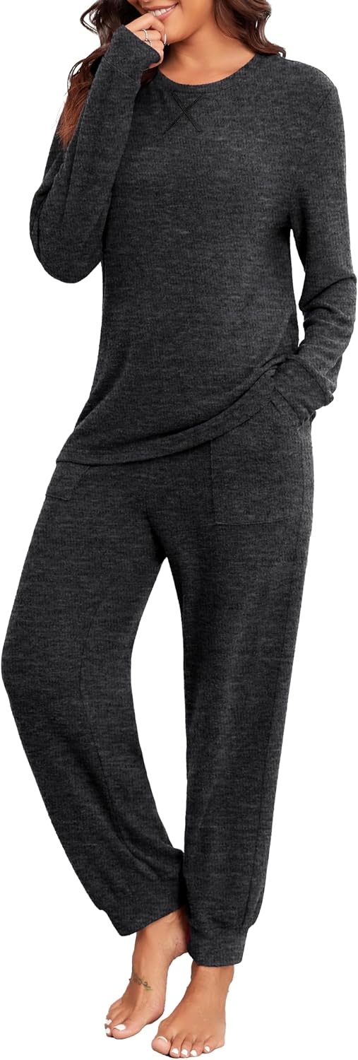 Detalle de PrinStory Womens Pajama Set 2-Piece loungewear
