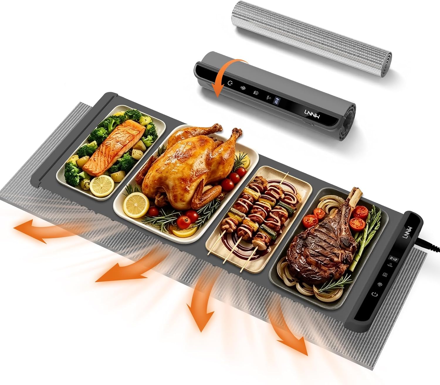 Detalle de LNNIW Food Warming Mat, 36 x 15 Inch