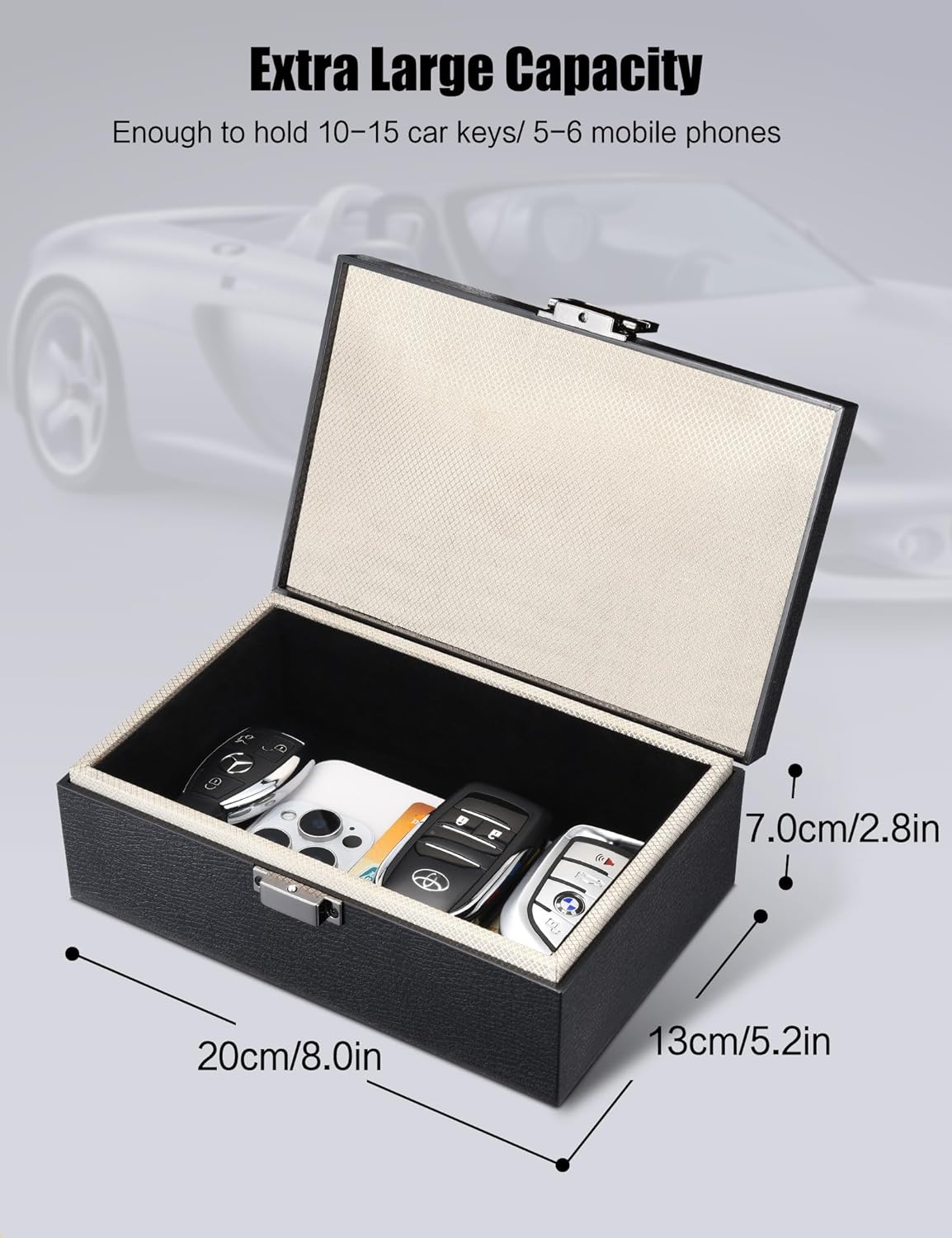 Thumbnail 4 de WHonor Faraday Box 15‑key RFID blocker