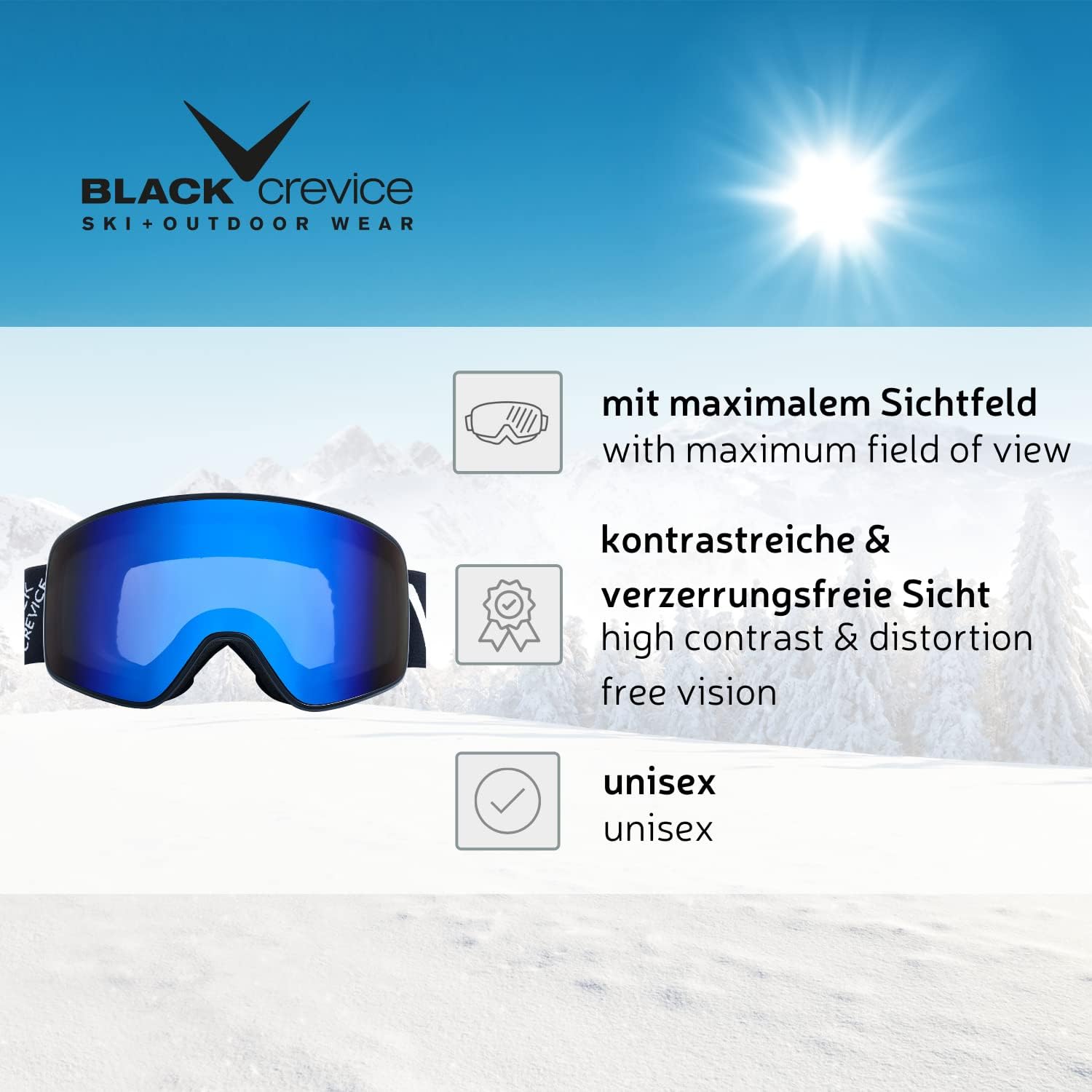 Thumbnail 1 de Black Crevice Schladming occhiali sci