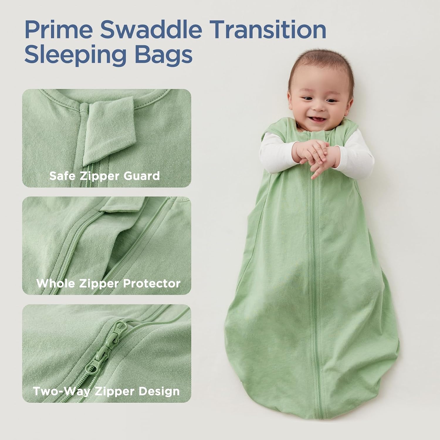 Detalle 2 de Duomiaomiao Baby Sleeping Bag 0.5 Tog