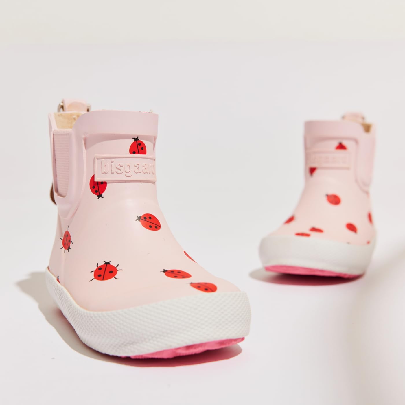 Detalle de Bisgaard 92010 888 „Cute Lady Bug“ Baby-Gummistiefel aus Naturkautschuk