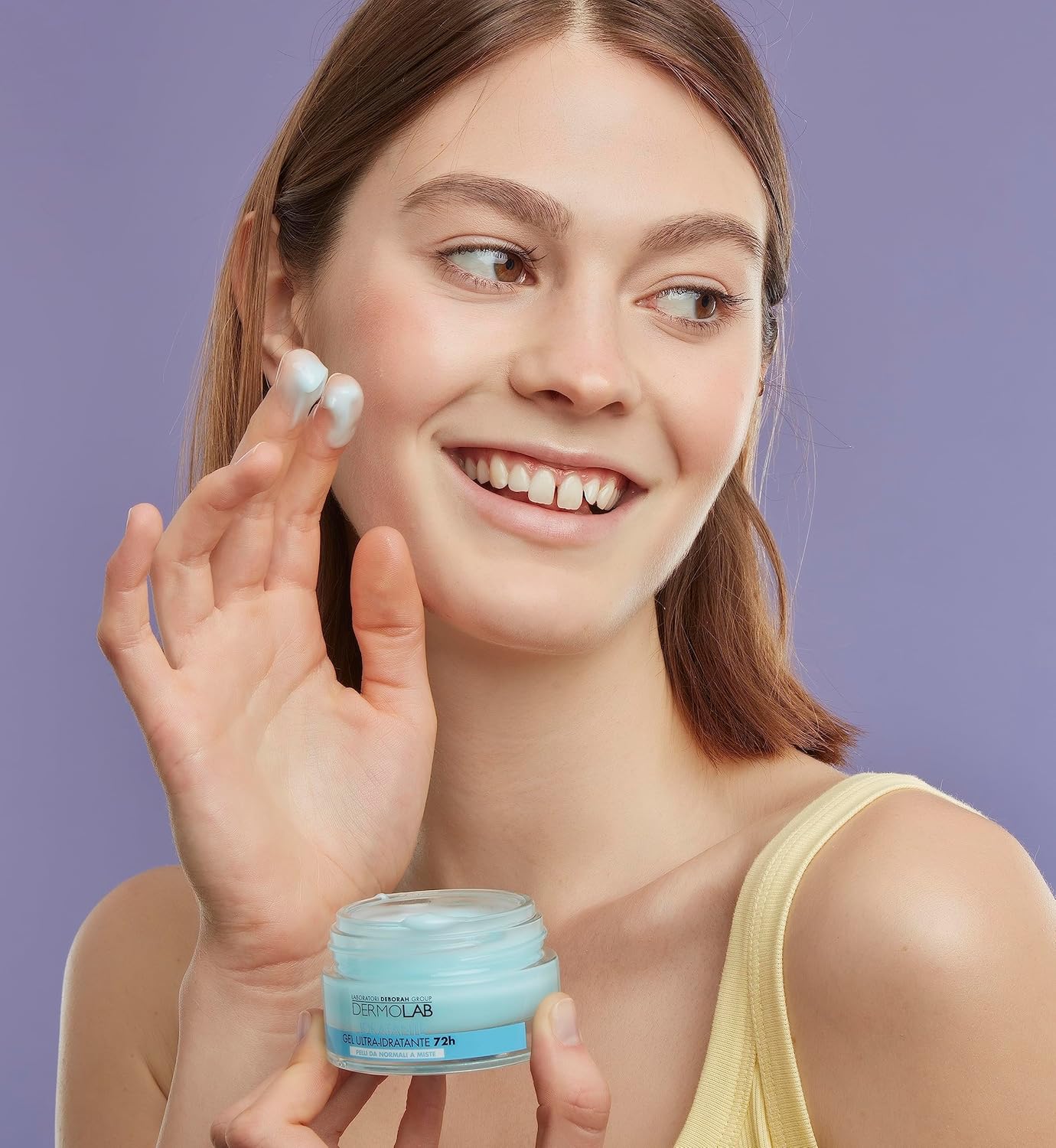 Thumbnail 6 de Dermolab Crema Viso Idratante Gel 72H con acido ialuronico per pelli normali e miste, effetto rimpolpante, 50 ml