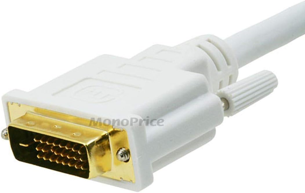 Detalle de Monoprice 15ft DisplayPort to DVI cable