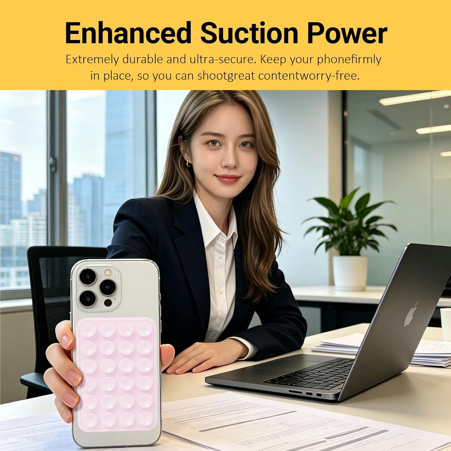 Detalle 2 de Anteel Silicone Suction Phone Mount 2.17" x 3.15
