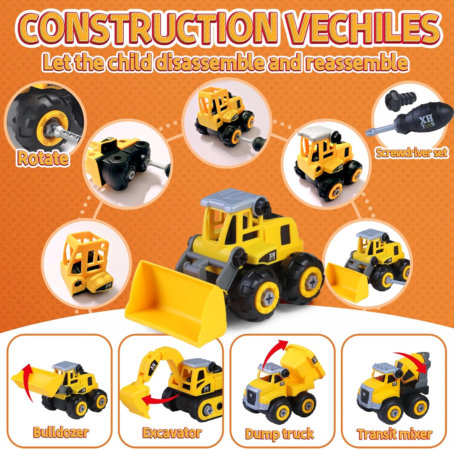 Thumbnail 4 de YIDESTARS Play Construction Sand Kit 2.2lbs 🚜