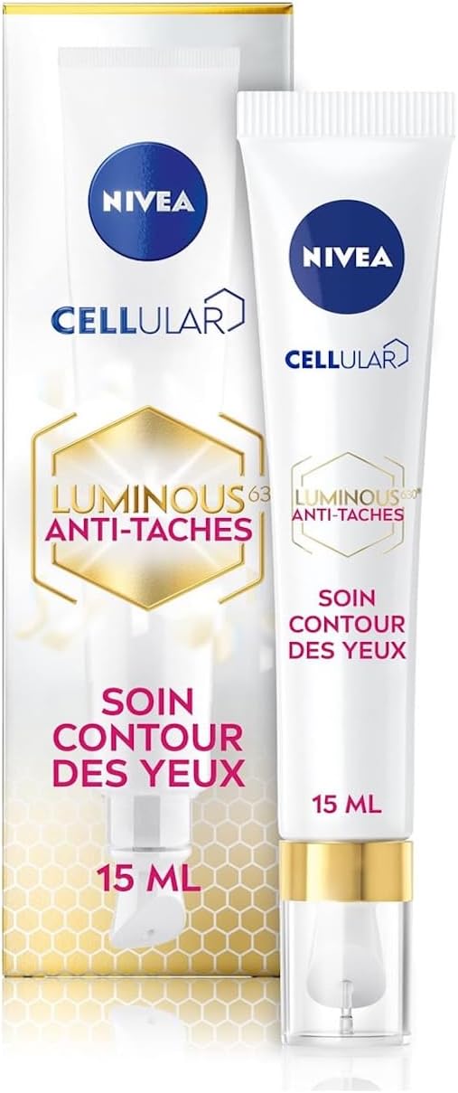 Detalle de NIVEA Luminous 630 contour des yeux anti-cernes & anti-poches à l’acide hyaluronique et caféine