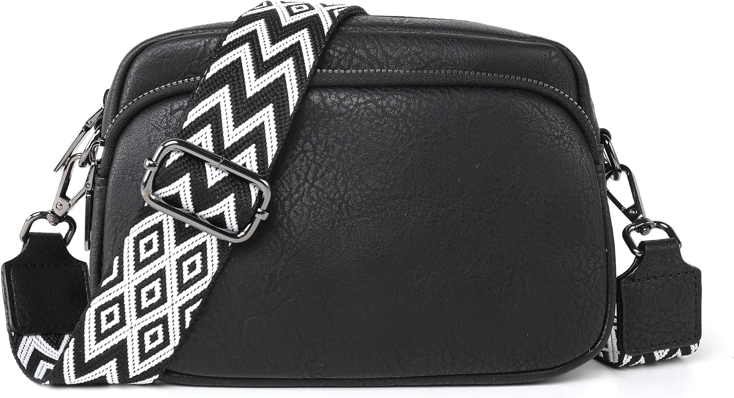Detalle de TANTOMI Vegan Leather Crossbody Bag for Women – small anti-theft style with adjustable strap