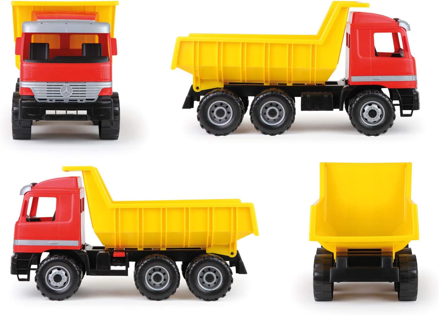 Detalle de LENA 02031 – Riesen Muldenkipper Mercedes-Benz Actros, 63 cm, verriegelbare Mulde, TÜV-geprüft