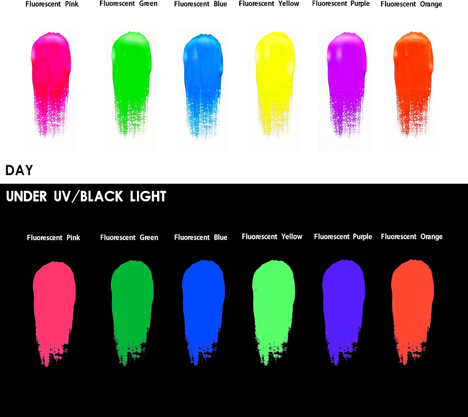 Detalle 2 de Artecho Fluoreszierende Farbe 6x59 ml 🎨