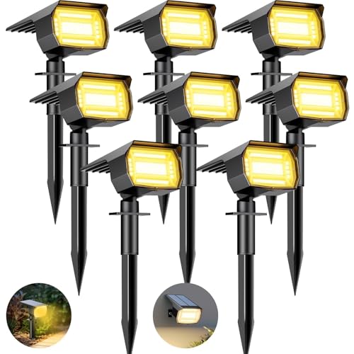 btfarm Luces Solares LED Exterior Jardin 72LED