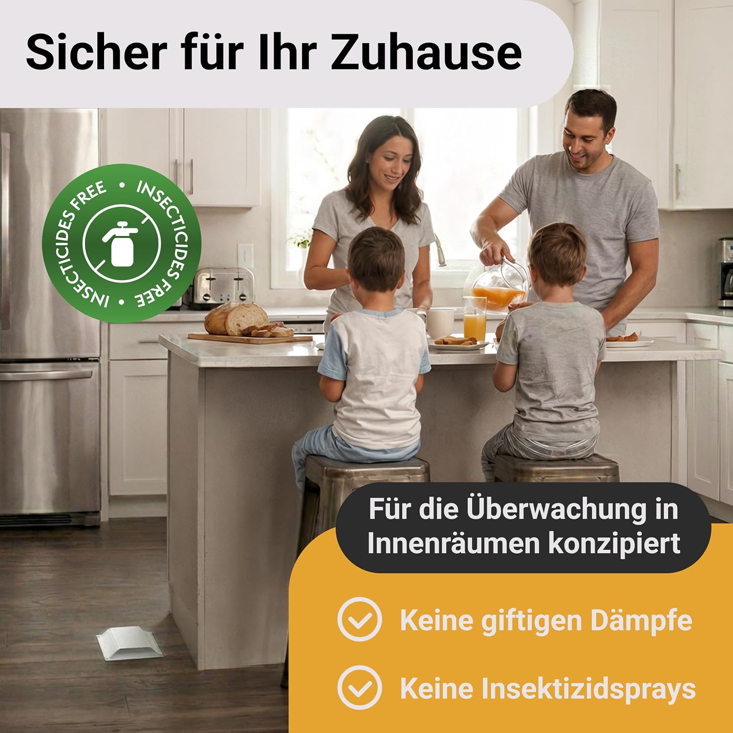 Thumbnail 5 de Proxinova Schabenfalle & Kakerlakenfalle – Chemiefreie Klebefalle zur Früherkennung und Langzeitüberwachung