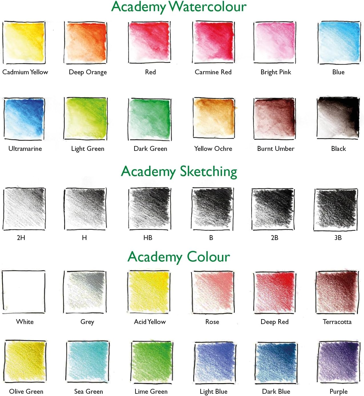 Thumbnail 4 de Derwent Academy 35-piece starter art set 🎨