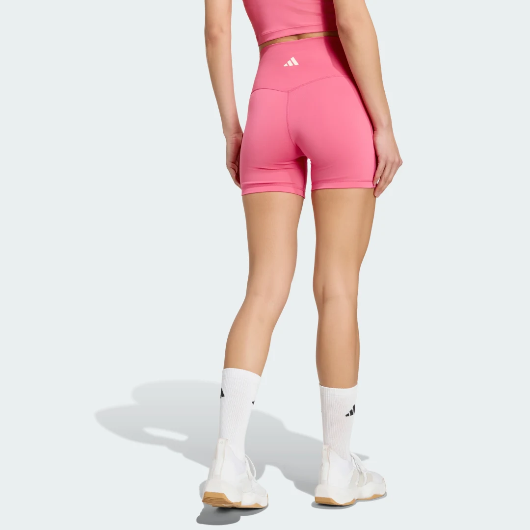 Detalle 2 de Adidas Mallas muy cortas 3 Stripes Studio All Me – color Rosa