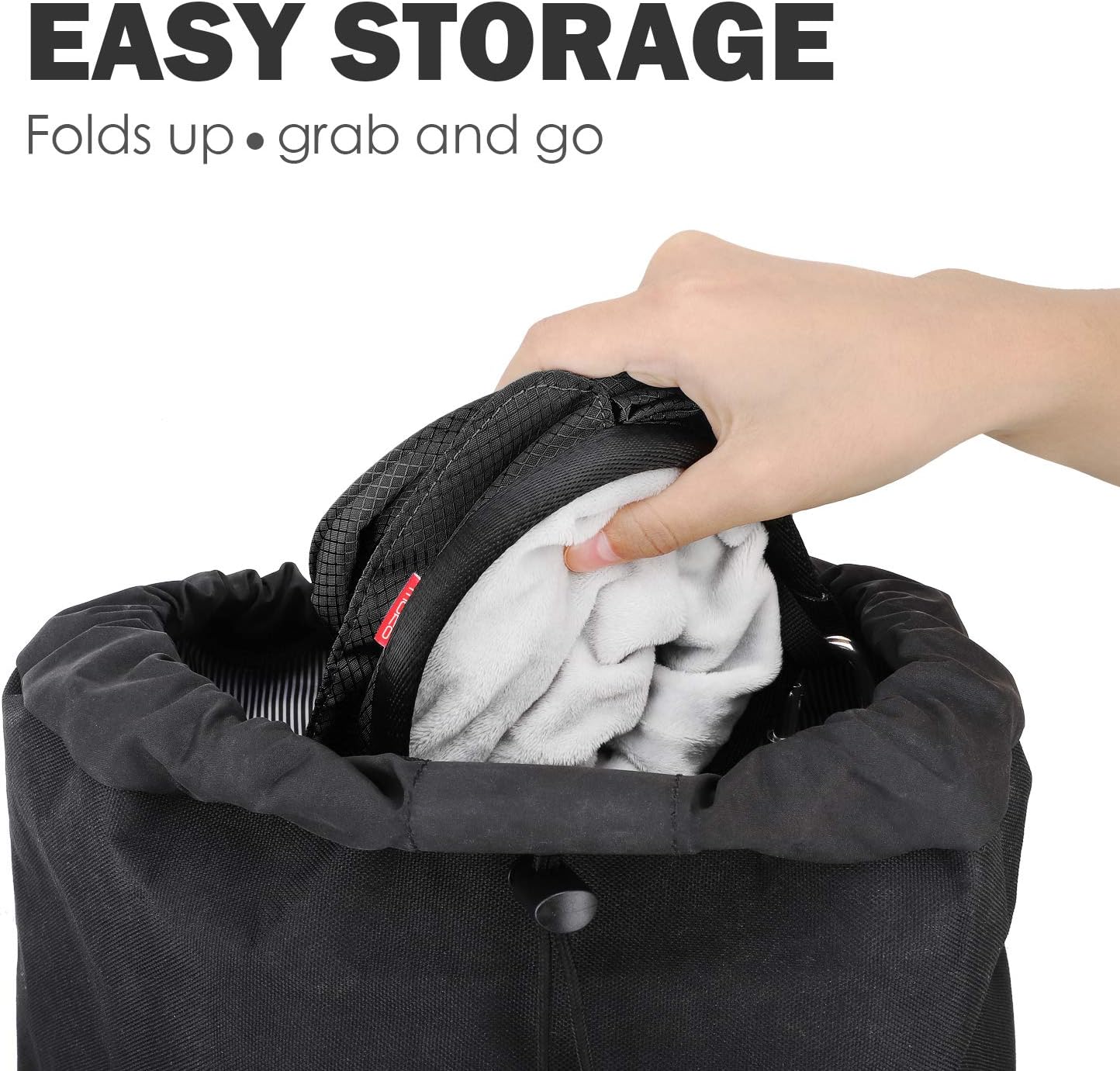 Detalle de MoKo Chalk Bag: Drawstring Rock Climbing Chalk Bag for Bouldering