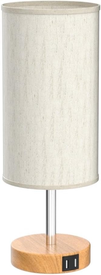 Detalle de Yarra-Decor TD-001R Table Lamp with Touch Dimming and USB Ports