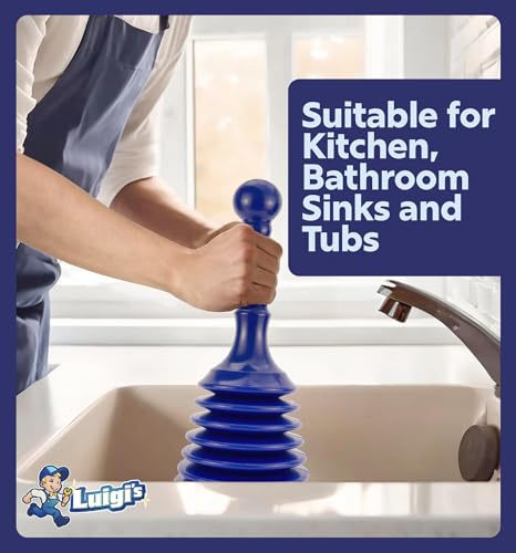 Detalle 2 de Luigi's Plunger for Sinks and Drains with Large Bellows