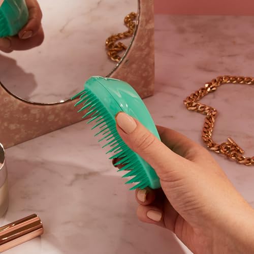 Detalle 2 de Tangle Teezer Mini Original — cepillo desenredante verde Paraíso