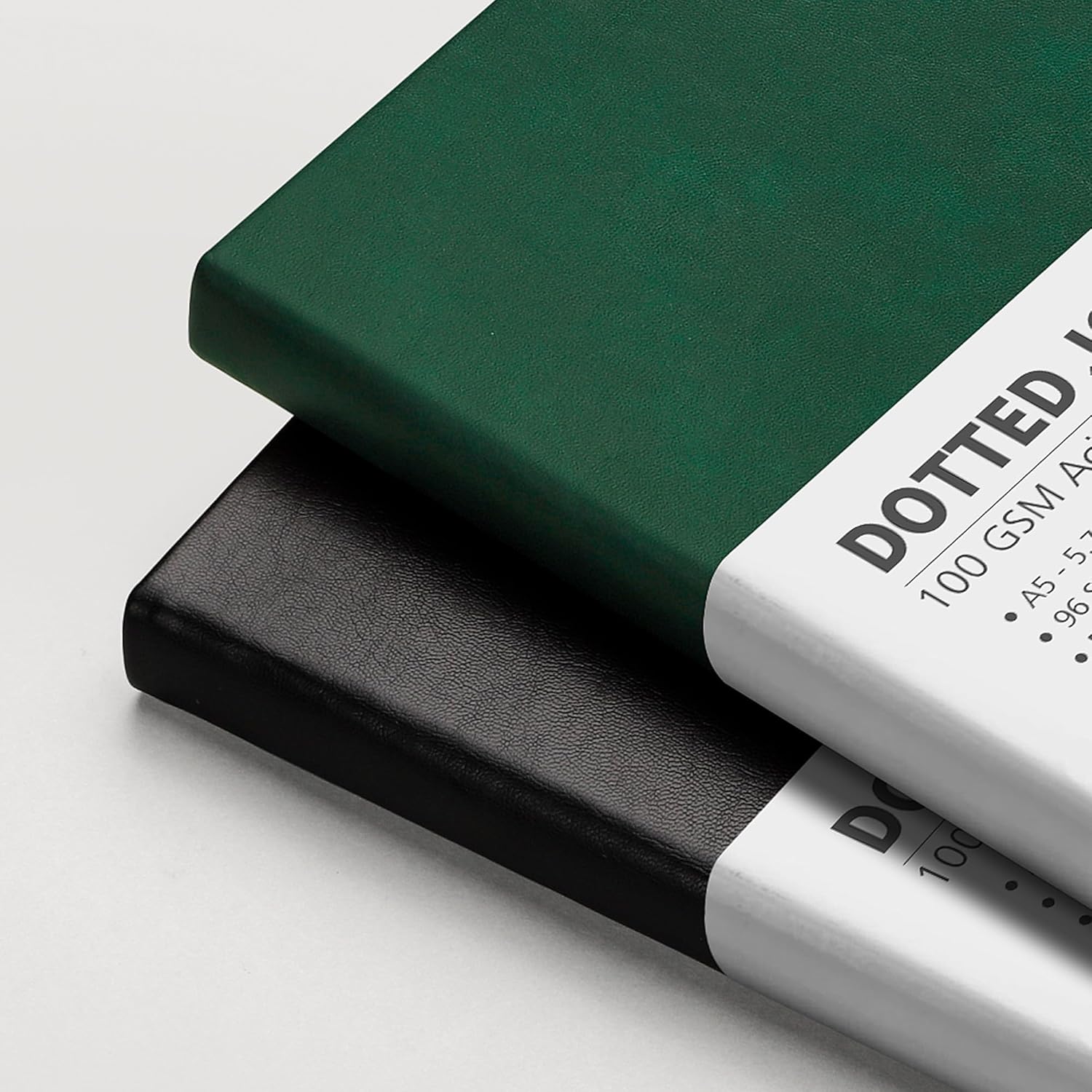 Thumbnail 3 de RETTACY Notizbuch A5 Dotted – 192 Seiten, 100 g/m² Papier, Dunkelgrün, Hardcover Bullet Journal